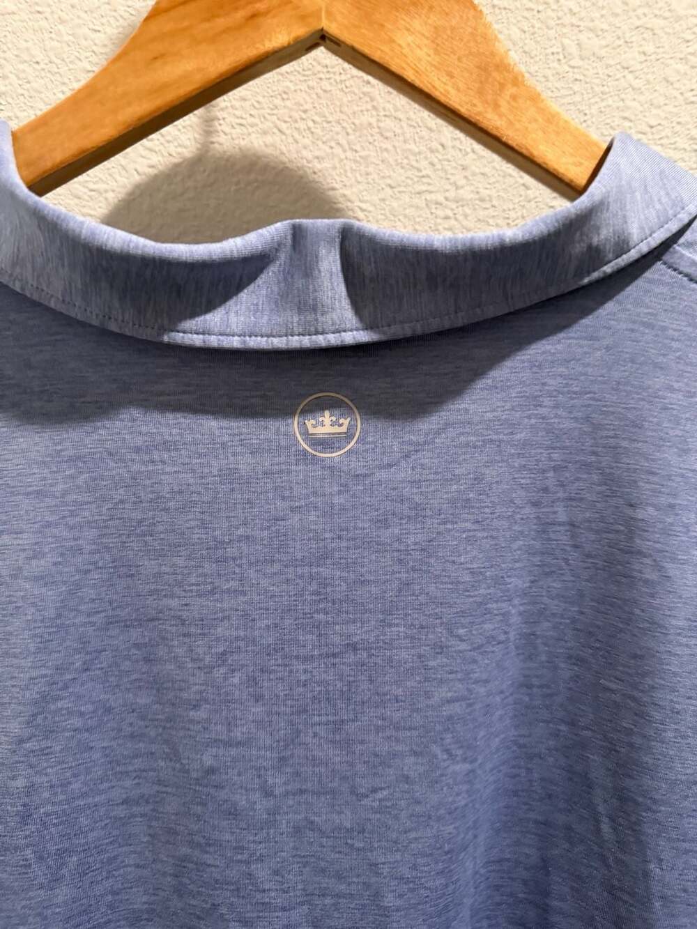 Peter Millar Crown Crafted Men's XL Blue Jersey Performance Golf Polo Shirt - Picture 5 of 6